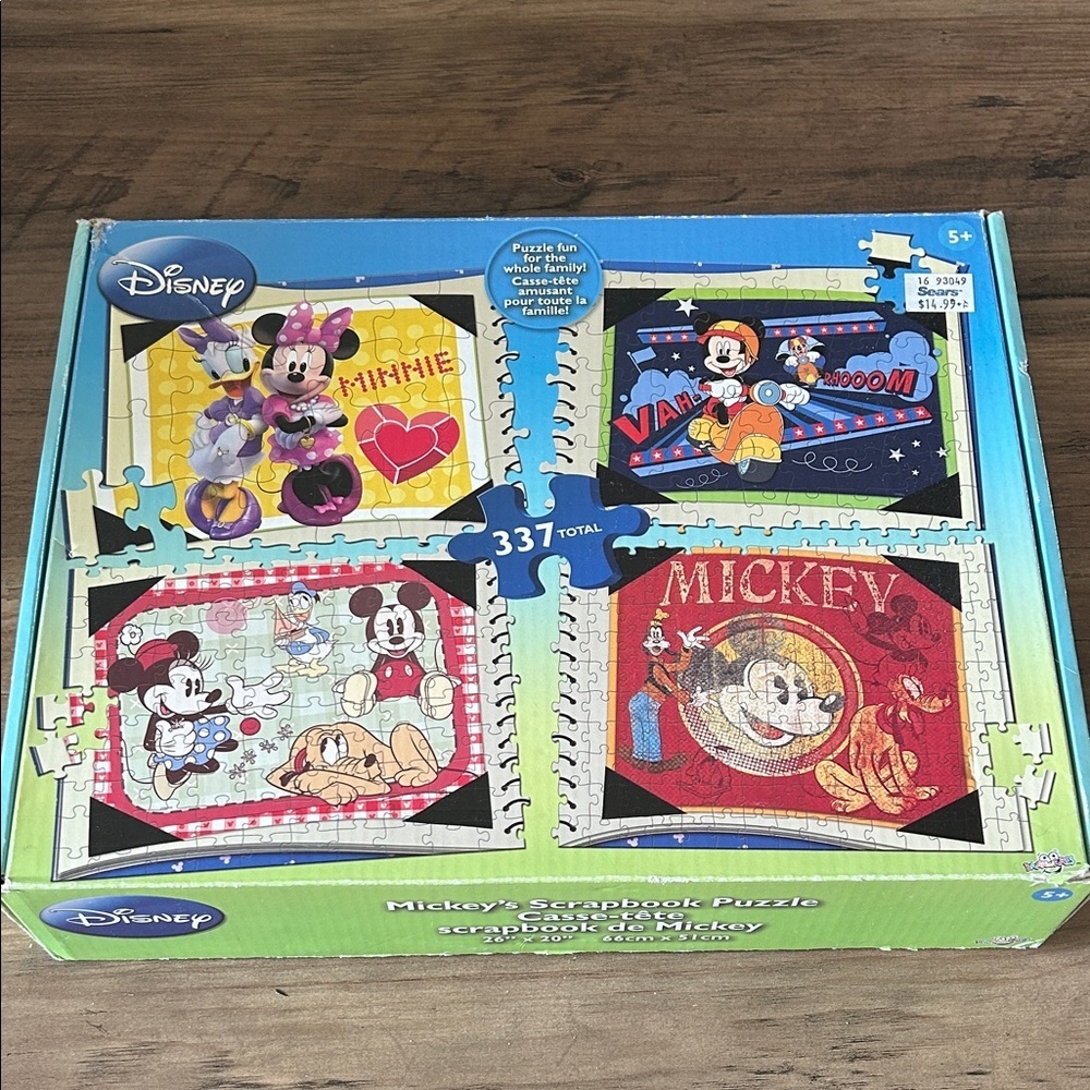 Disney Mickey Mouse and Friends Puzzle Set of 4 puzzles